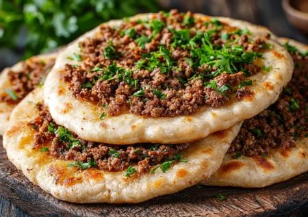 Вместо пиццы! Сочные армянские лепешки ламаджо! Вкуснятина за полчаса!