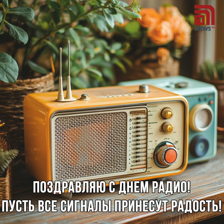 Открытки с Днем радио: скачать бесплатно