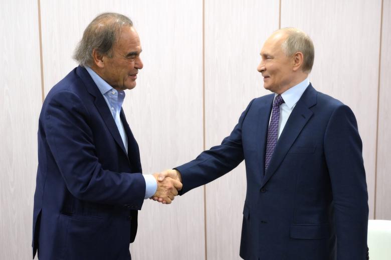 Оливер Стоун и Владимир Путин