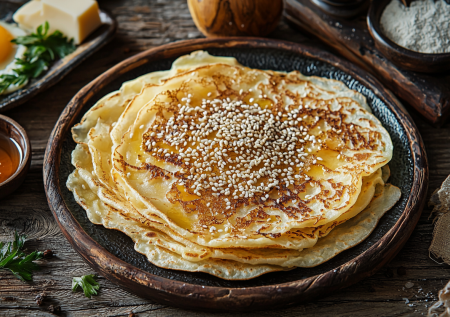 Арабские блинчики «Чибаб», которые любят в Дубае! Вкуснятина на завтрак