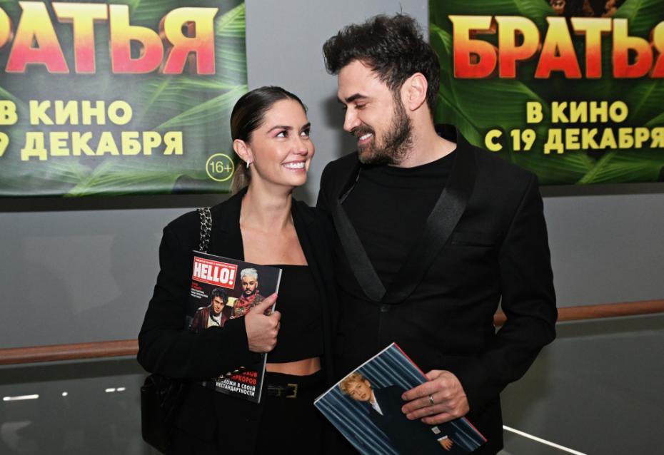 Петр Дранга и актриса Агата Муцениеце