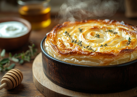 Нажористая баница из Болгарии: готовим сырную вкуснятину за 30 минут