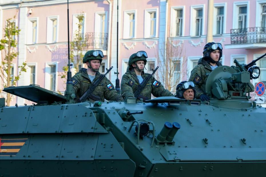 Репетиция парада Победы 9 мая