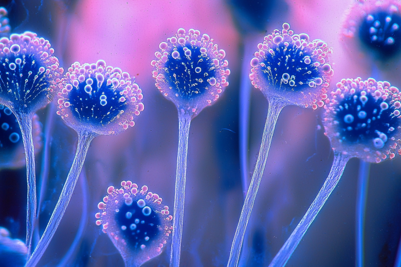 Грибок Aspergillus в представлении ИИ