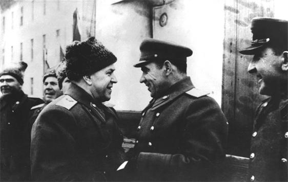 Василий Чуйков и Георгий Жуков