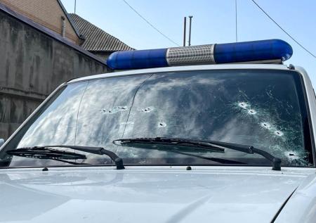 Появилось видео рукопашного боя полицейского со стрелком в Махачкале