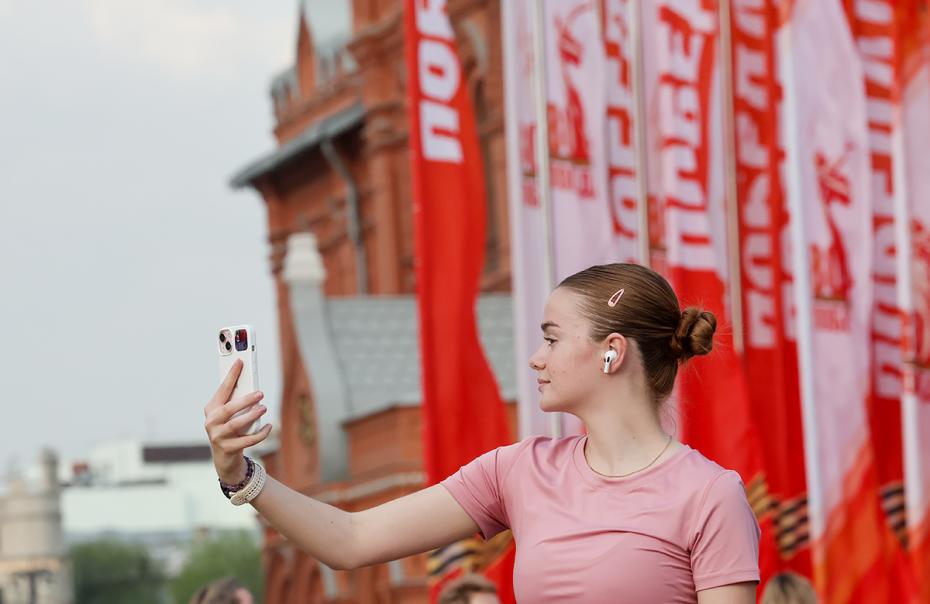 Оформление Москвы ко Дню Победы