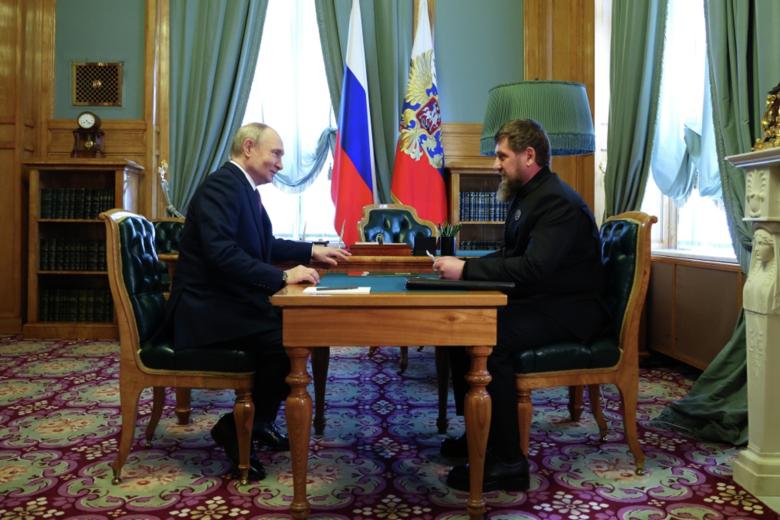 Владимир Путин и Рамзан Кадыров