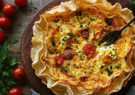 Сытный завтрак в «тарелке» из лаваша! Интересная подача, вкуснейшая начинка
