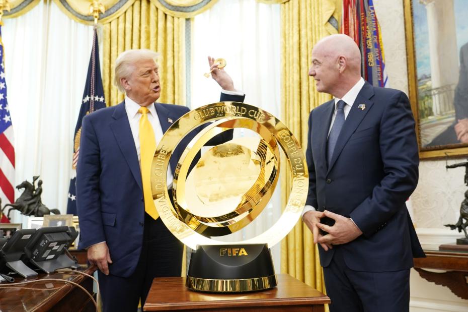 Дональд Трамп и Джанни Инфантино