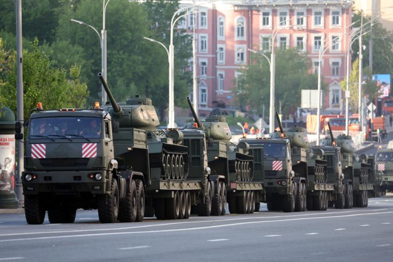 Генеральная репетиция парада в Москве в честь 80-й годовщины победы в Великой Отечественной войне