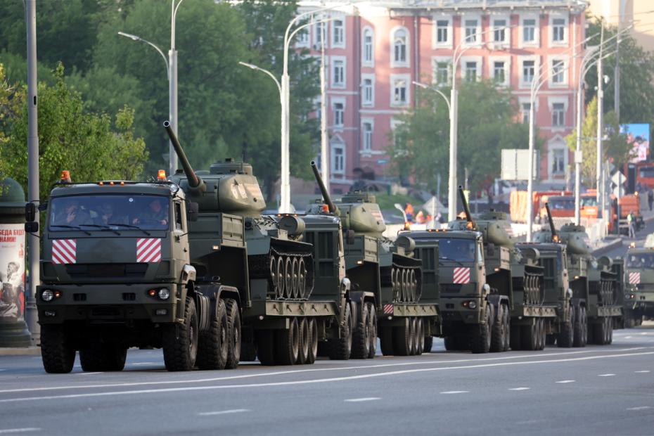 Генеральная репетиция парада в Москве в честь 80-й годовщины победы в Великой Отечественной войне