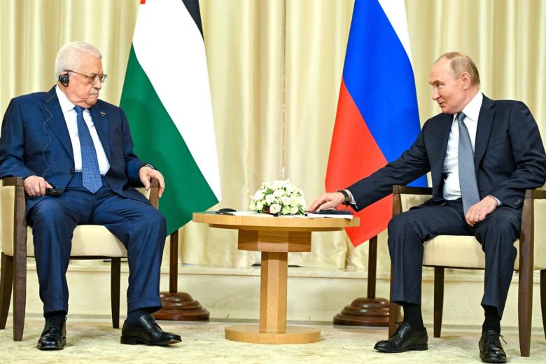 Махмуд Аббас и Владимир Путин