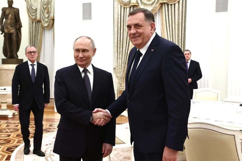 Владимир Путин и Милорад Додик