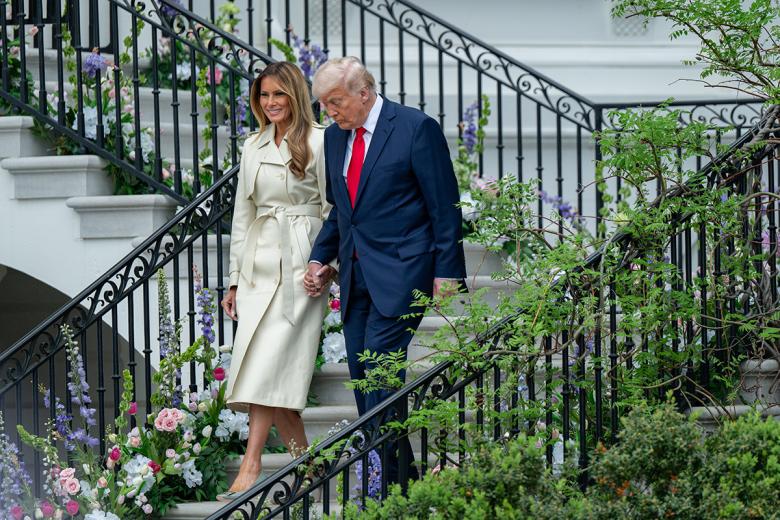 Дональд Трамп с супругой Меланией