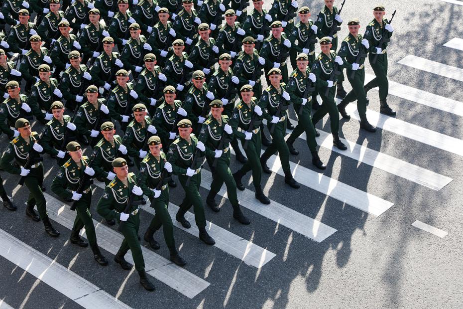 Генеральная репетиция парада в честь 80-й годовщины победы в Великой Отечественной войне