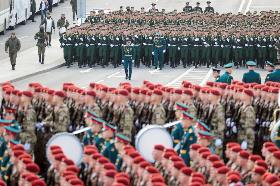 Генеральная репетиция парада в честь 80-й годовщины победы в Великой Отечественной войне