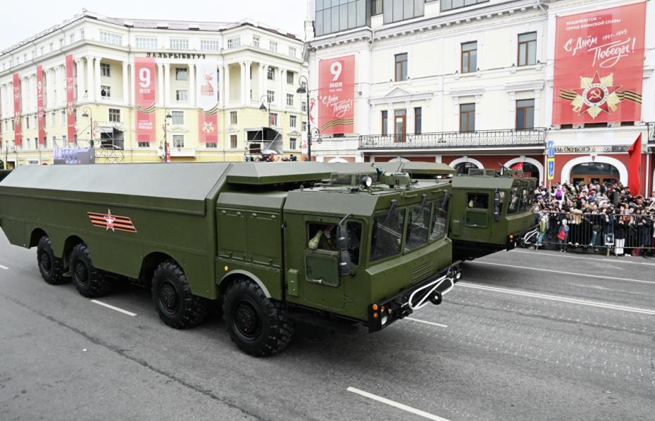 ОТР ‭«Искандер» на военном параде в честь 80-летия победы в Великой Отечественной войне во Владивостоке