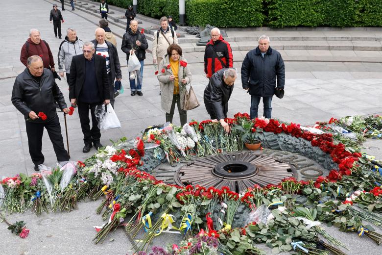 Празднование Дня Победы в Киеве