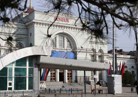 В Донецке впервые за 11 лет заработал вокзал