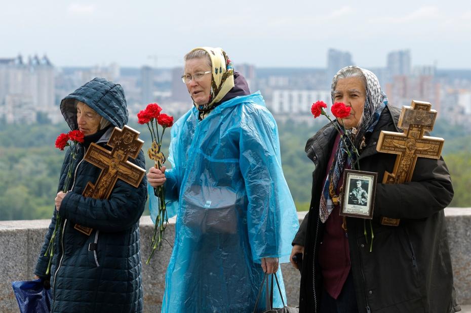 Празднование Дня Победы в Киеве