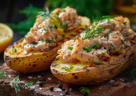 Крошка-картошка с тунцом и зеленью! Необычный ужин из обычных продуктов!