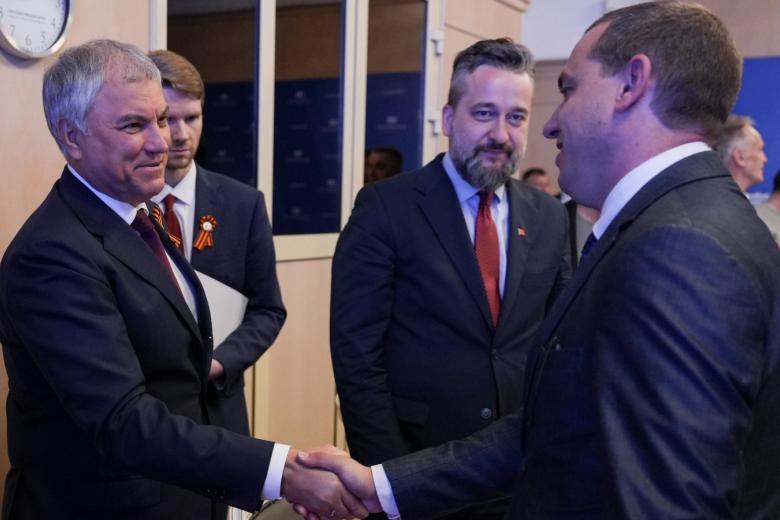 Вячеслав Володин с депутатами Европейского парламента