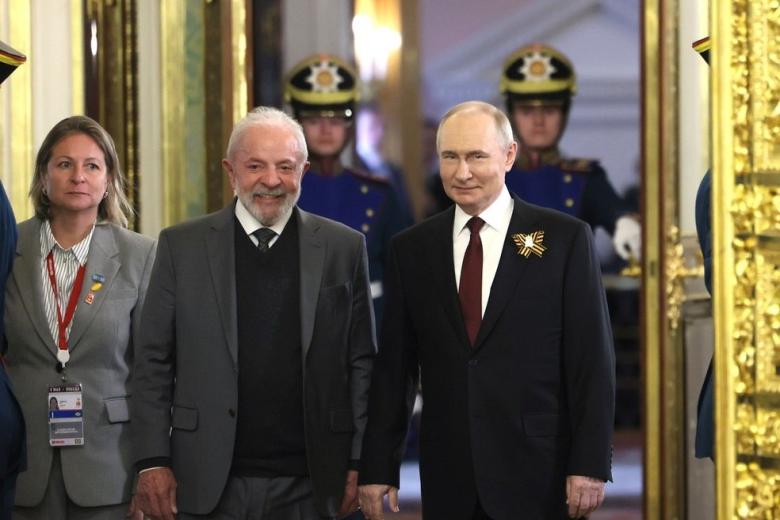 Инасиу Инасиу Лула да Силва и Владимир Путин
