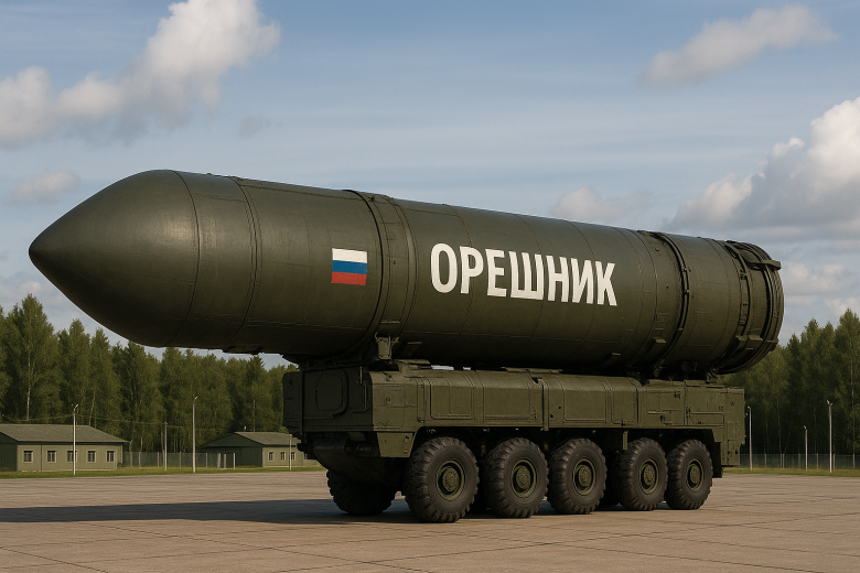 «Орешник» в представлении ИИ