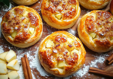 Плюшки-ватрушки с творогом и яблоком! Обалденная вкуснятина на завтрак!