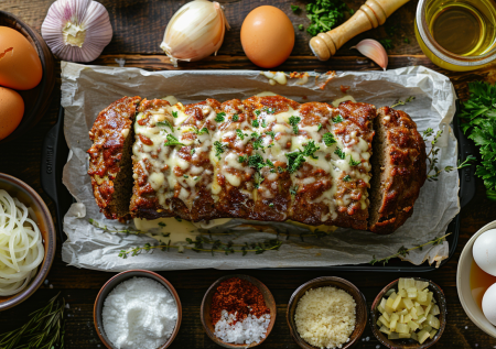 Готовит духовка, вы — на диване! Сочный мясной хлеб на ужин! Быстрый хит