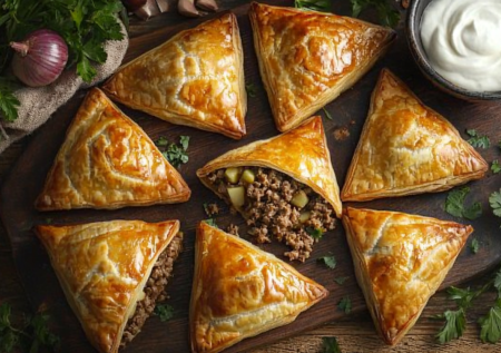 Эчпочмак — татарские треугольники с мясом и картофелем! Национальный хит