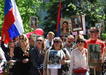 В Мадриде состоялась акция «Бессмертный полк»