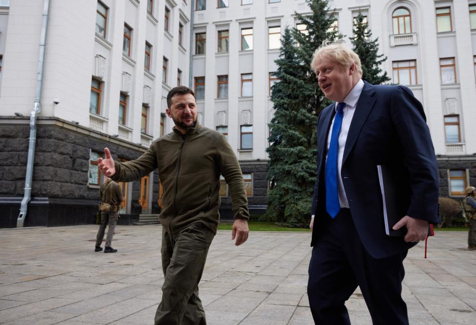 Владимир Зеленский и Борис Джонсон