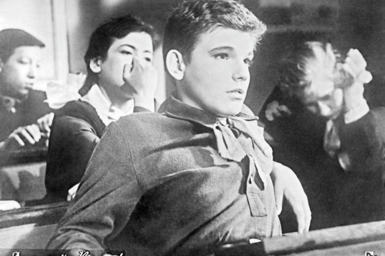 Кадр из кинофильма «Друг мой, Колька!..». 1961 г. Режиссер — Александр Митта. В роли Кольки Снегирева — Александр Кобозев