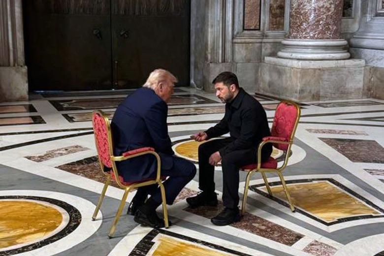 Дональд Трамп и Владимир Зеленский