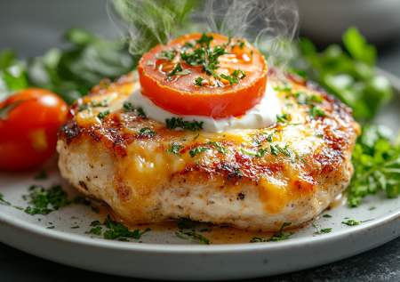 Котлеты с сыром и помидорами в духовке! Для плоского живота и настроения
