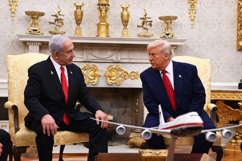 Биньямин Нетаньяху и Дональд Трамп