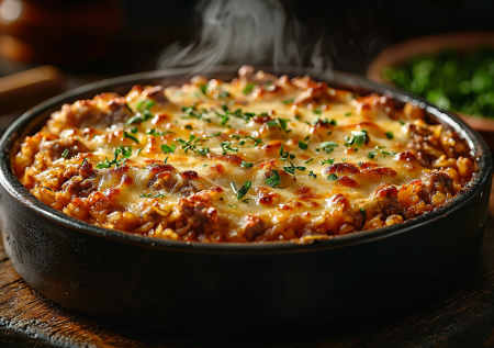 Разрезаешь, а там...Слоеная запеканка с мясом и тягучим сыром! Быстрый хит