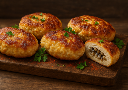 С пюре и макаронами — куриные котлеты с секретом