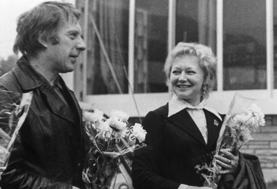 Актриса Людмила Касаткина вместе с мужем кинорежиссером Сергеем Колосовым