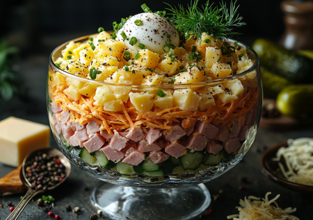 Про оливье забыли, как только узнали этот рецепт! Салат с копченой курицей