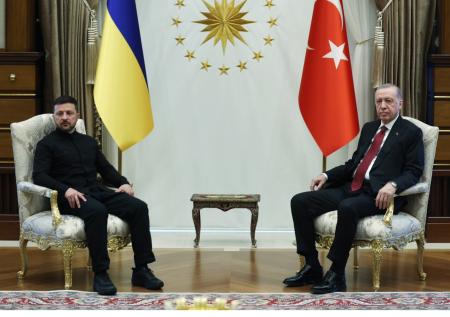 Эрдоган закончил беседовать с Зеленским