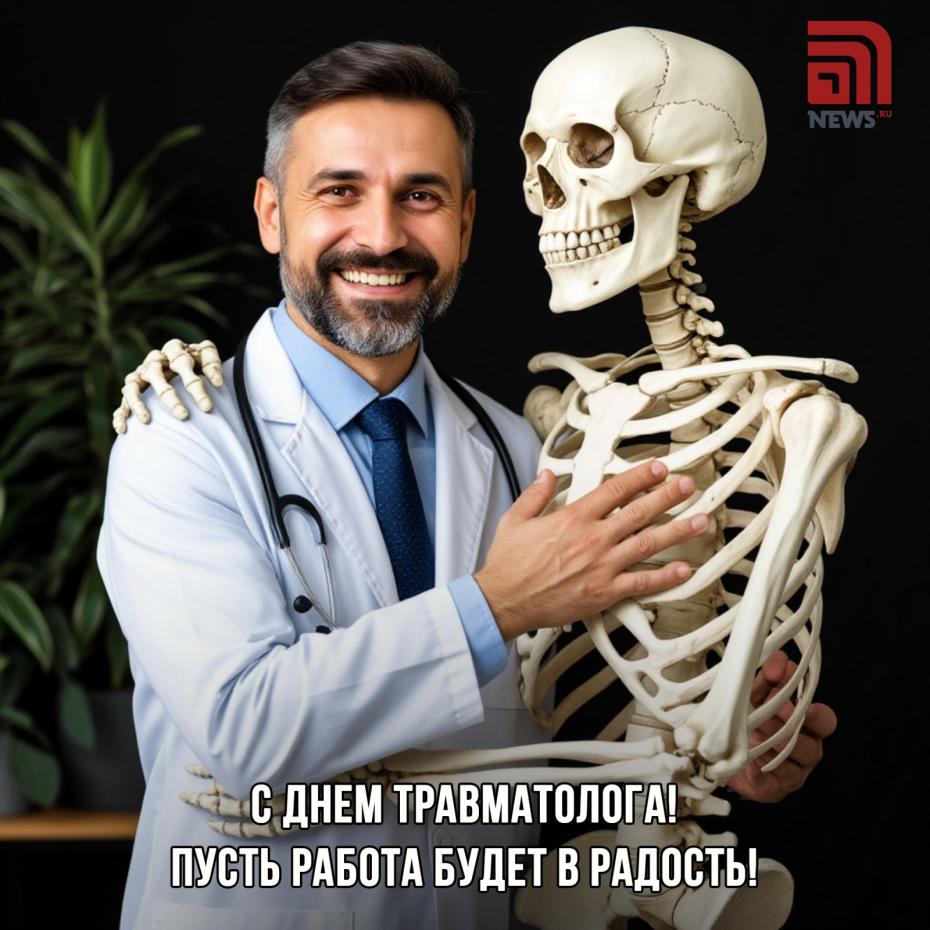 Открытка на День травматолога 20 мая