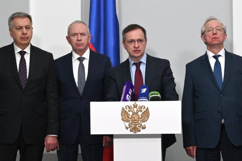 Пресс-конференция российской делегации в Стамбуле