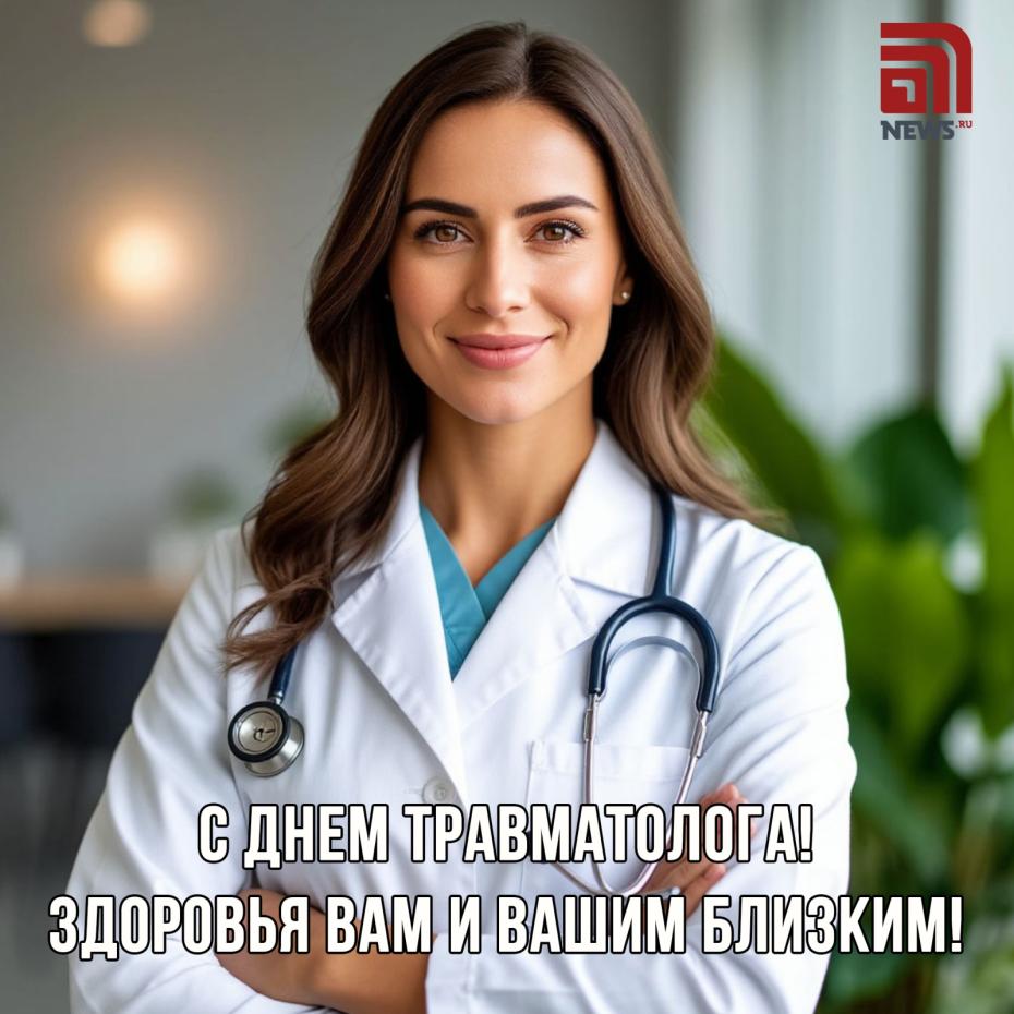 Картинка с поздравлением на День травматолога