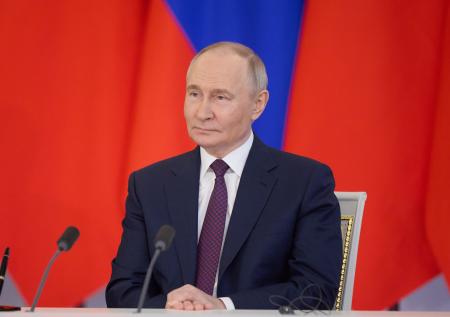 Путин поздравил Токаева с днем рождения