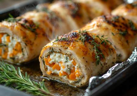 ПП-рецепт! Куриные рулетики с морковкой и сыром: едим, и вес тает