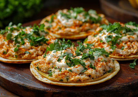 Намазала фарш на лаваш — и получились офигенные тако с соусом! Вкуснятина
