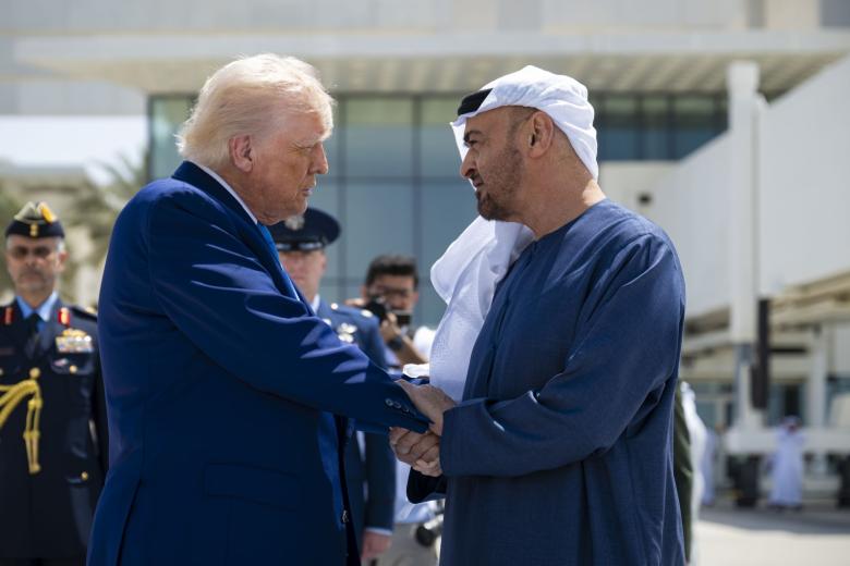 Дональд Трамп и шейх Мухаммед бин Заид Аль Нахайян